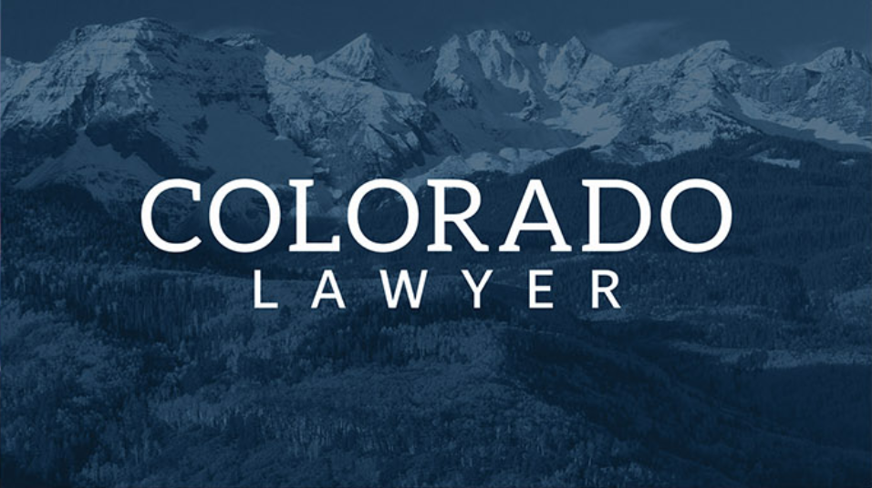 Colorado Lawyer overlaid mountain portrait