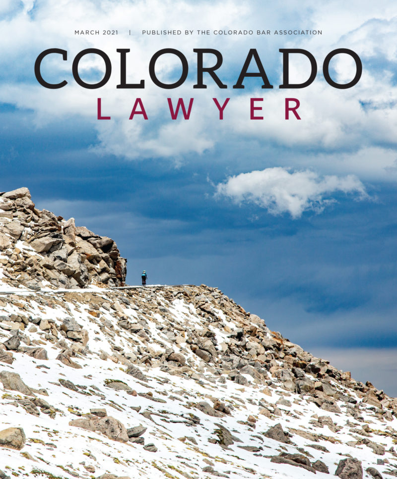 Issue Archive | Colorado Lawyer