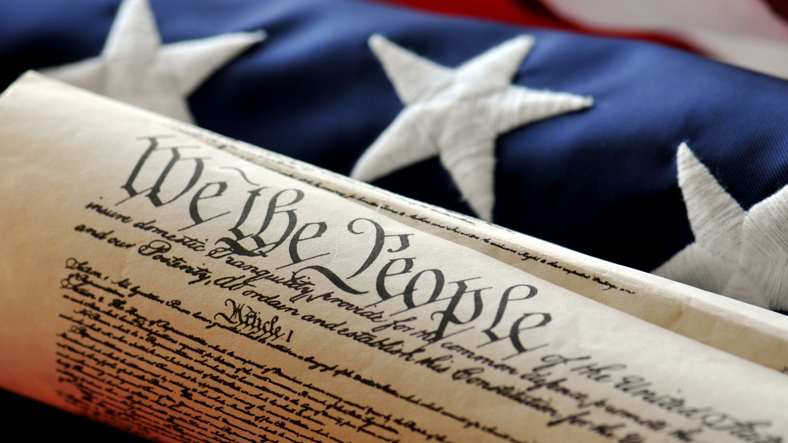 We The People US Constitution HD POSTER